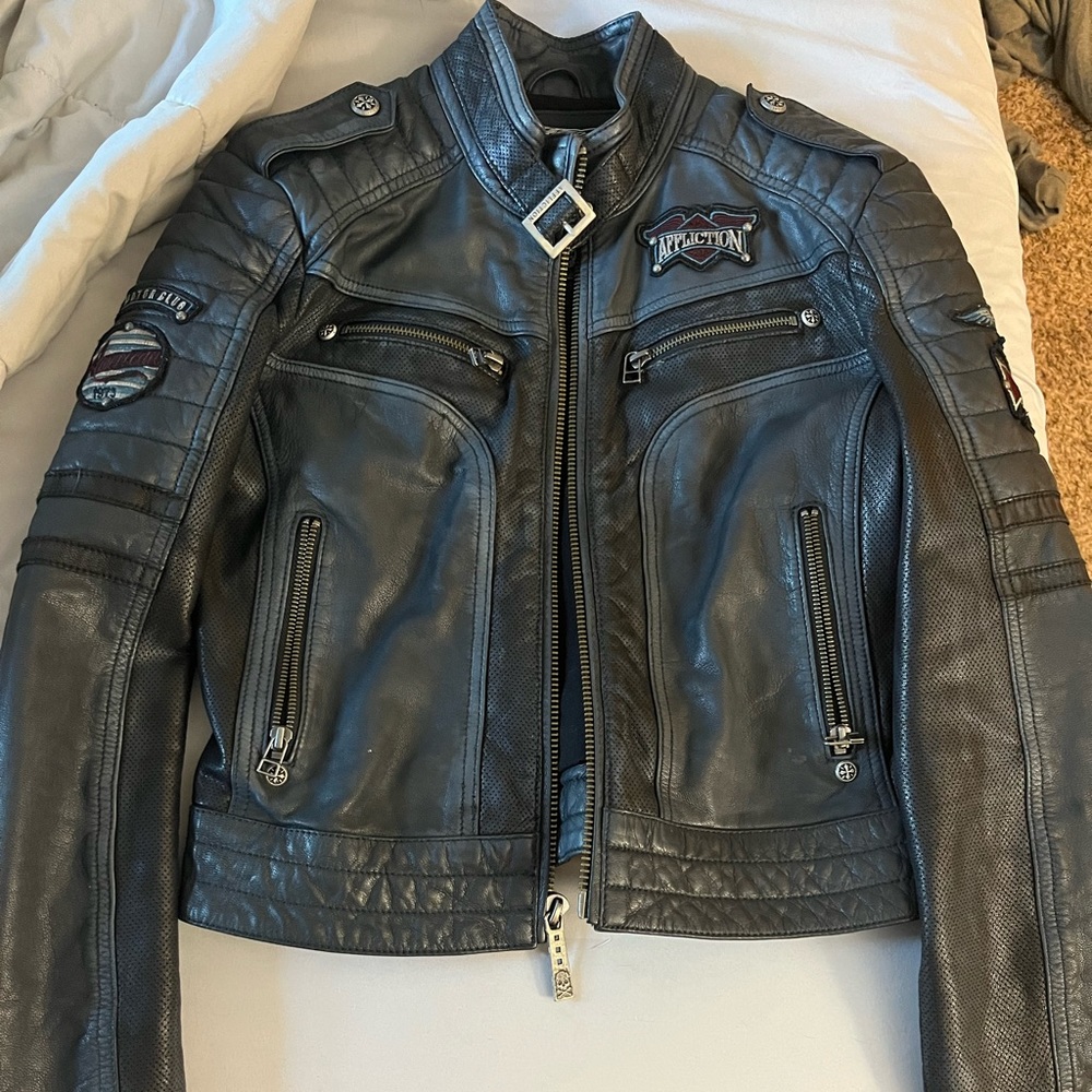 LIMITED EDITION genuine leather affliction jacket